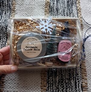 Handmade Tallow Balm and Face Serum Set